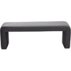 Meridian Furniture,Minimalist Velvet Bench - 4 of 4
