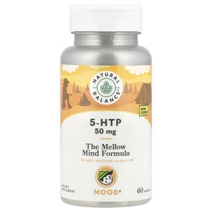 Natural Balance 5-HTP, 50 mg, 60 VegCaps - 1 of 4