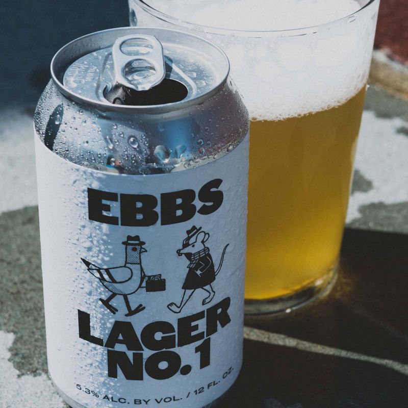 EBBS Brewing Lager No. 1 - 6pk/12 fl oz Cans, 3 of 4