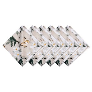 C&F Home 20" Dogwood Meadows Cotton Napkins Set of 6 - Floral & Butterfly - 1 of 3