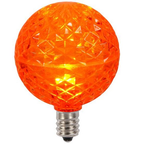 orange light bulb target