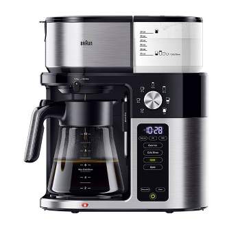 Braun MultiServe Plus 10-Cup Pod Free Drip Coffee Maker, 7 Brew Sizes / Hot & Cold Brew, KF9250BK