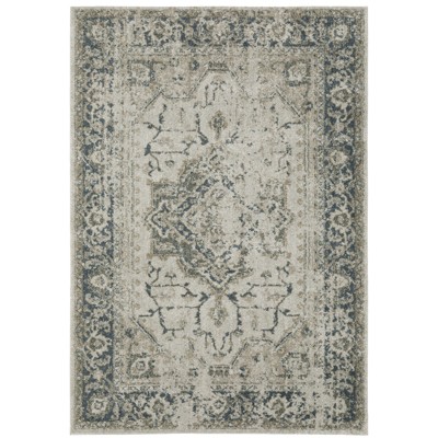 Oriental Weavers Alton 002W9 Gray/ Blue Indoor Area Rug - 6'7" x 9'6"