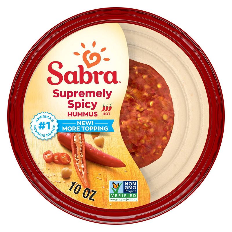 Sabra Spicy Hummus - 10oz, 1 of 8