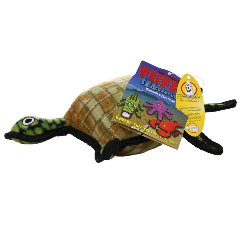 Tuffy Ocean Creature Turtle Dog Toy, 4 of 8