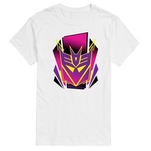 Men's - Transformers - Halftone Icon Decepticon Short Sleeve Graphic T-Shirt - 1 of 4