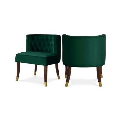 Meridian Furniture,Perry Velvet Dining Chair, Set of 2