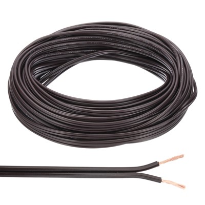 Unique Bargains Tinned Copper Insulated Heat Resistant PVC Covered 300V SPT-1 Round Wire 18AWG