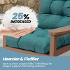 Crestlive Products Outdoor Adirondack Chair Cushion 50 inch Thickening Waterproof Fade Resistant Malachite Green - 4 of 4