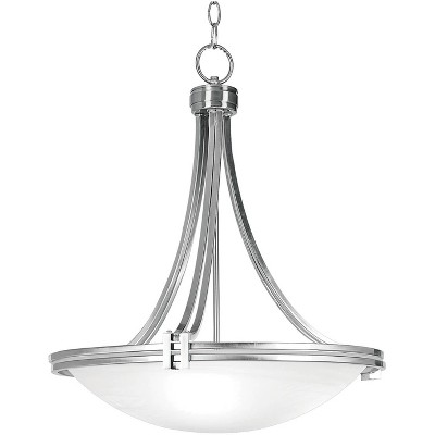 Possini Euro Deco 12 3/4 Wide Brushed Nickel Ceiling Light - #18609