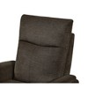 Dark Brown A polyester Electric Reclining Chair With Easy Operation, Suitable For Living Room And Bedroom. - 3 of 4