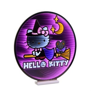Hello Kitty on Broom Ekkolight 24"H Acrylic Plug In Light – By Melrose - 1 of 3