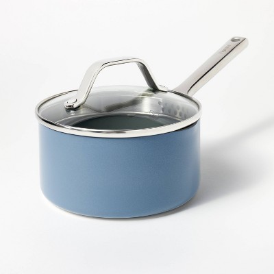 8qt Nonstick Ceramic Coated Aluminum Wide Stock Pot - Figmint™ : Target