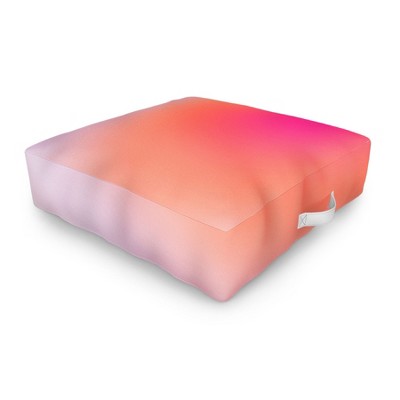 Daily Regina Designs Vintage Colorful Gradient Outdoor Floor Cushion - Deny Designs