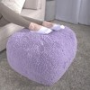 XINGHANZHENXUAN Square Pouf, Soft Ottoman, 250lb Capacity, Ready-to-Use Accent Seat - 3 of 4