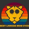 Men's Design By Humans Best Lioness Mom Ever Retro Stripes By Yernar Tank Top - 2 of 2