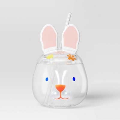 21oz Figural Bunny with Floral Crown Tumbler - Room Essentials™