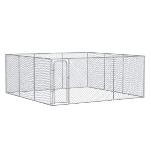 PawHut Dog Playpen for Small Dogs & Medium Large Dogs, Outdoor Playpen Dog Exercise Pen with Anti-Jumping Height, Dog Run Enclosure - 1 of 4