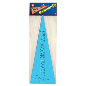 Hygloss® Happy 100th Day Paper Pennants, Pack of 36 - 1 of 3