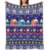 DSANE Purple Christmas Christmas Throw Blanket Soft Fleece Christmas Blanket Cozy Flannel Throw for Couch Bed - 2 of 4