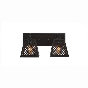 Toltec Lighting Corbello 2 - Light Vanity in  Espresso - 1 of 1