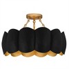 Santana 4-Light Matte Black Semi-Flush Mount - 4 of 4