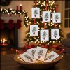 Christmas Tree Ornament Set 12 Iron Pieces Red White Green 5.5 inch by Melrose - 3 of 3