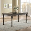 Linnett Dining Table Gray/Brown - Steve Silver Co. - 3 of 4