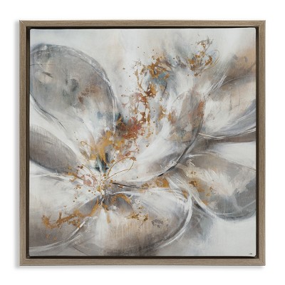 Stupell Industries Abstract Flower Bloom Painting, 18" x 18"