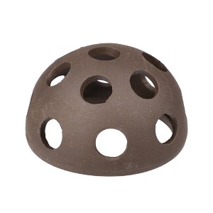 Unique Bargains 1.30x2.24 Inches Resin Aquarium Hideaway Rock Cave Fish Tank Decoration Brown - 1 of 4