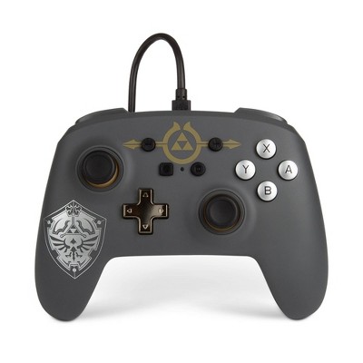 PowerA Enhanced Wired Controller for Nintendo Switch Legend of Zelda Hylian Shield