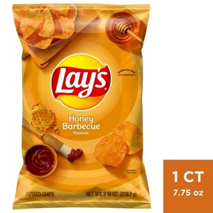 Lay's Honey Barbecue Flavored Potato Chips - 7.75oz - 1 of 3