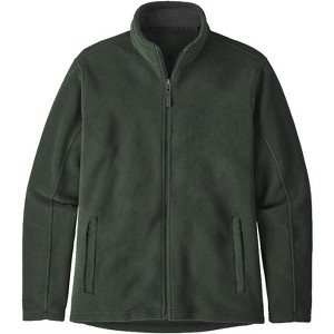 Men’s Soft Microfleece Jacket – Mediumweight Full-Zip Big/Tall - 1 of 3