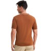 INSPIRE CHIC Men's Button Down Short Sleeve Lightweight Casual Summer Vintage Knit Polo Shirts - 3 of 4