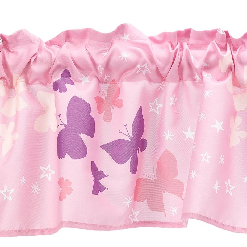Bedtime Originals Butterfly Kisses Window Valance, 2 of 5