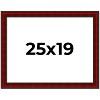 PosterPalooza | Weathered Red Picture Frame - UV Acrylic, Backing Board, Hanging Hardware Included - 2 of 4