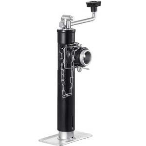 VEVOR Trailer Jack, 2000 lbs Dynamic Load Capacity, Weld-on Pipe-Mount Swivel Trailer Jack, 10" Lift Trailer Jack Stand with Handle - 1 of 4