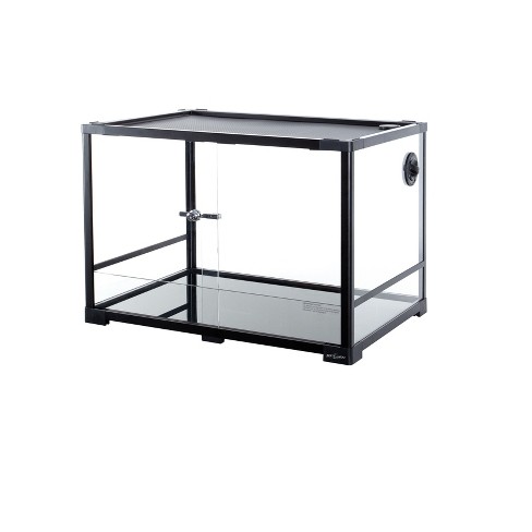 Reptizoo Reptile Glass Tank - 24 X 18 X 18 Inches Knock Down Full View ...