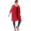 Agnes Orinda Women's Plus Size Lace Open Front 3/4 Sleeve Long Cardigans - 3 of 4