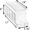 2 Pack Soda Can Organizer & Dispenser for Refrigerator - Stackable Drink Organizer Holds 12 Cans Each - 2 of 4