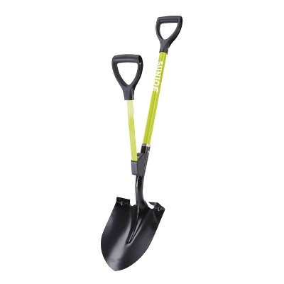 Sun Joe Strain Reducing Utility Round-Point Digging Shovel