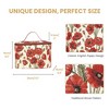 Signare USA Poppy Red Toiletry Vanity Bag - 3 of 4