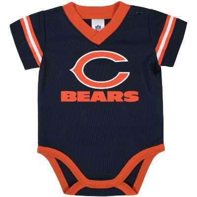 Gerber Nfl Baby Boys' Short Sleeve Jersey Bodysuit, Bears, 18 Months :  Target