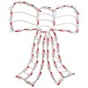 Northlight Lighted Bow Window Silhouette Christmas Decoration - 14" - Red Lights - 4 of 4