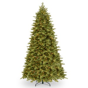 National Tree Company Pre-lit Feel Real Full Princeton Fraser Fir Artificial Christmas Tree with Dual Color LED Lights - 1 of 4