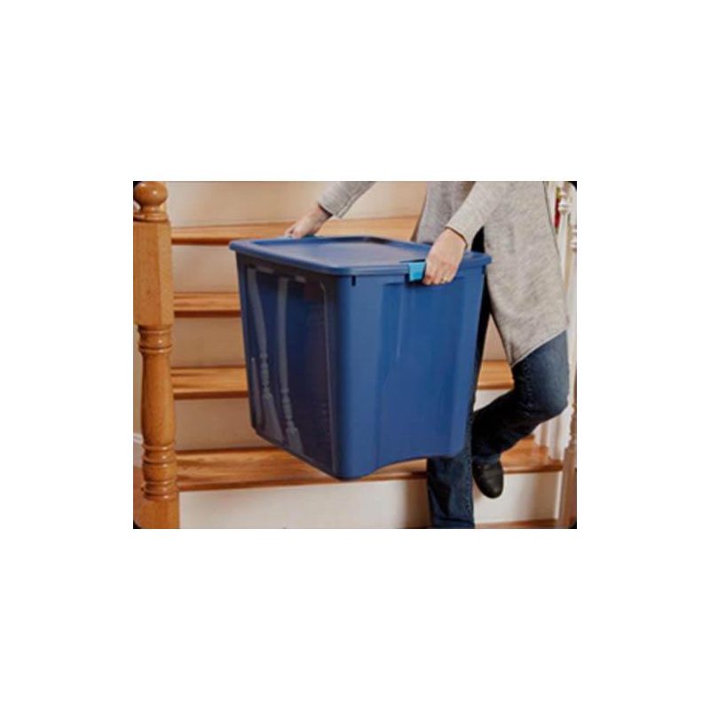 Sterilite 26 Gallon (4 Pack) & 18 Gallon (6 Pack) Latch and Carry Storage Tote, 4 of 7