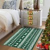 Fulvari Christmas Rug Washable Rugs,Christmas Tree Rug Non-Slip Low Pile Indoor Holiday Decor Carpet for Living Room Bedroom Dining Room - 3 of 4