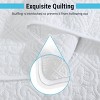 HLC.ME Lorenzo - 3 Piece Quilt Set, Lightweight Bedspread Coverlet Set - 4 of 4