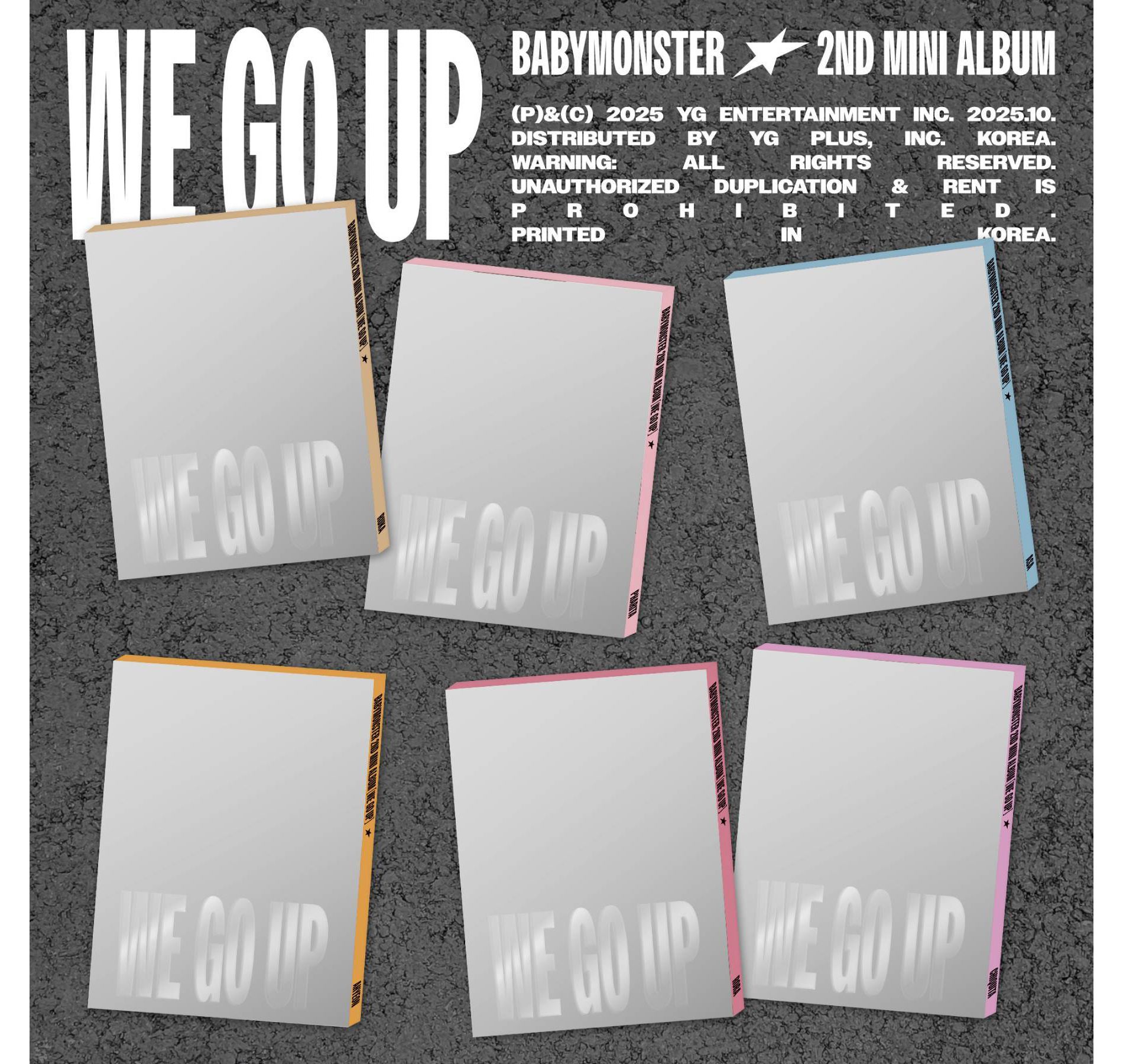 BABYMONSTER - WE GO UP - PATTERN Ver. (CD)