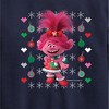 Boys' - Trolls - Poppy Sweater Pattern Graphic Long Sleeve Fleece Sweatshirt - 2 of 4